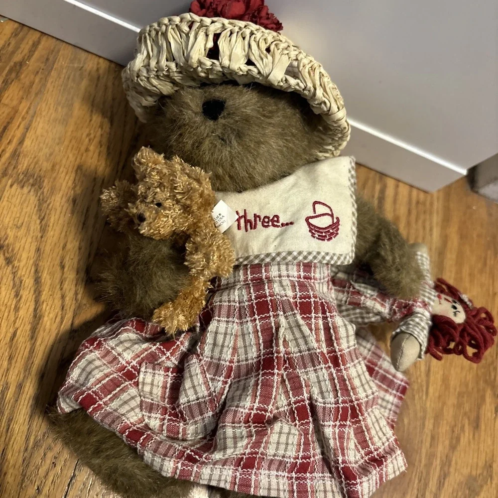 Boyd's Bears Plush Trissy‎ Teabeary Tea For Three ~12